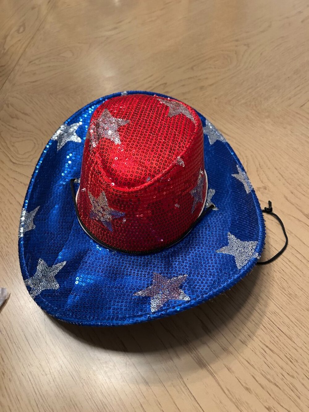 Red White and Blue Cow Boy Hat